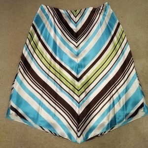 Vintage Apostrophe 100% silk skirt NWOT